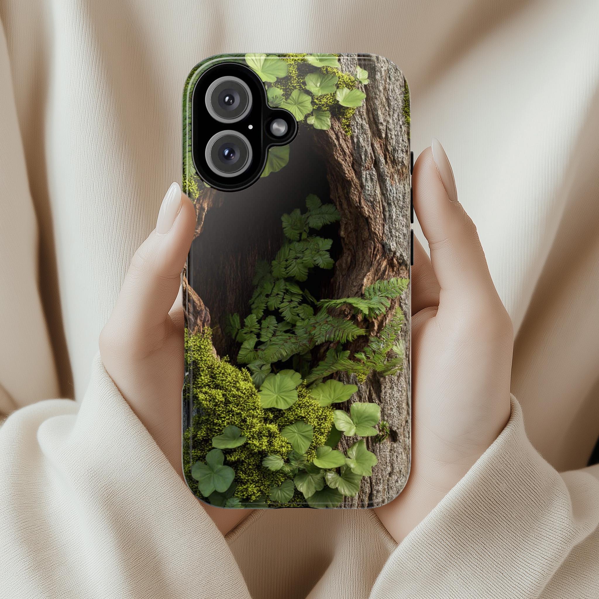 Life in Life Phone Case, Nature Forest Lover Phone Case, Fern Moss Ivy Phone Cover for iPhone 16 15 14 13 Pro Max Plus, Samsung S24, 460.2