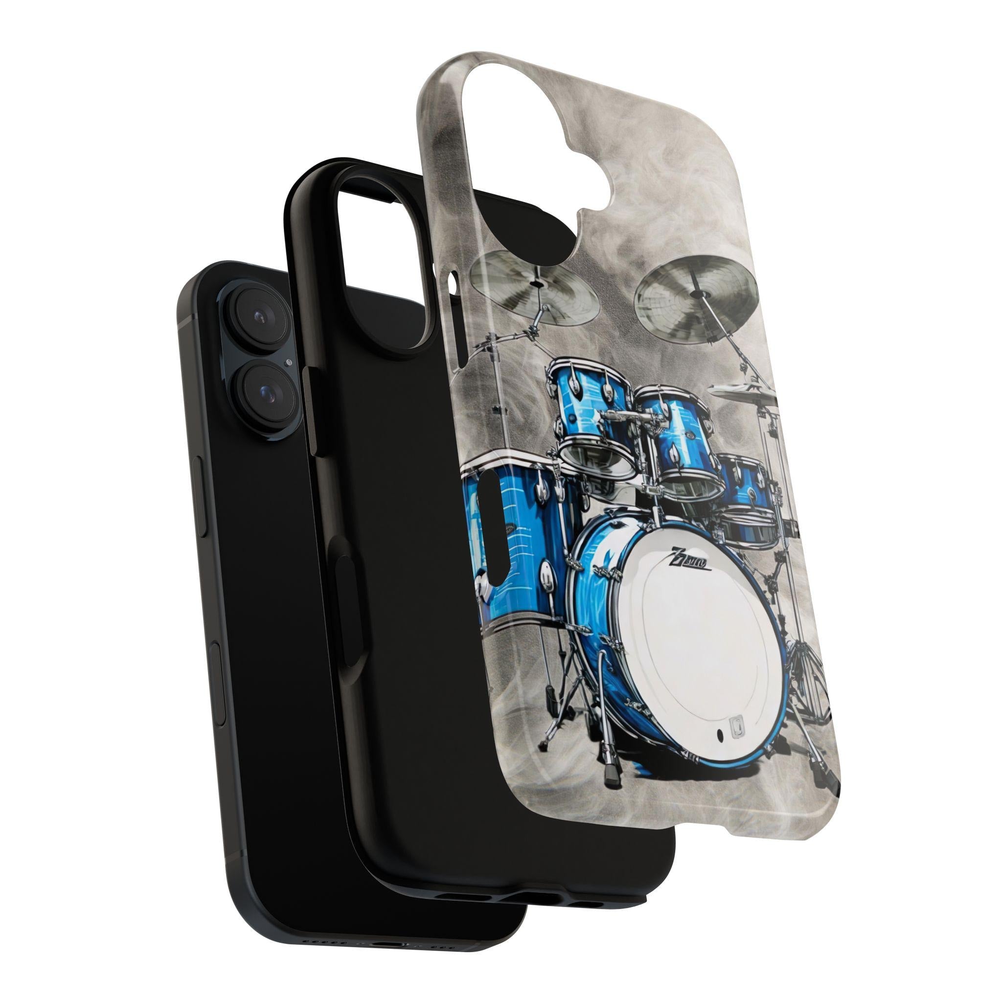 Music Drum iPhone Case, Drum Lover Gift, Instrument Drum Aesthetic Phone Cover for iPhone 16 15 14 13 Pro Max Plus / Samsung S25, 171.1