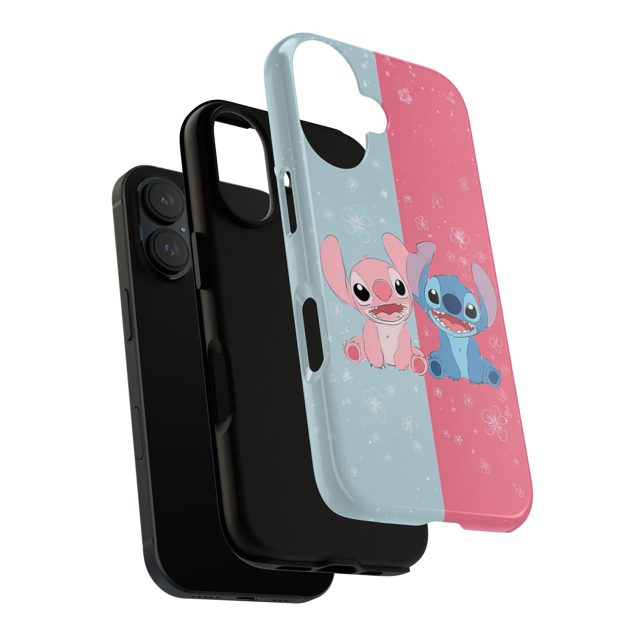 Cute Lilo & Stitch Phone Case with Adorable Disney Cartoon Design, Protective Cover for iPhone and Android, Perfect for Stitch Fans, 442.52