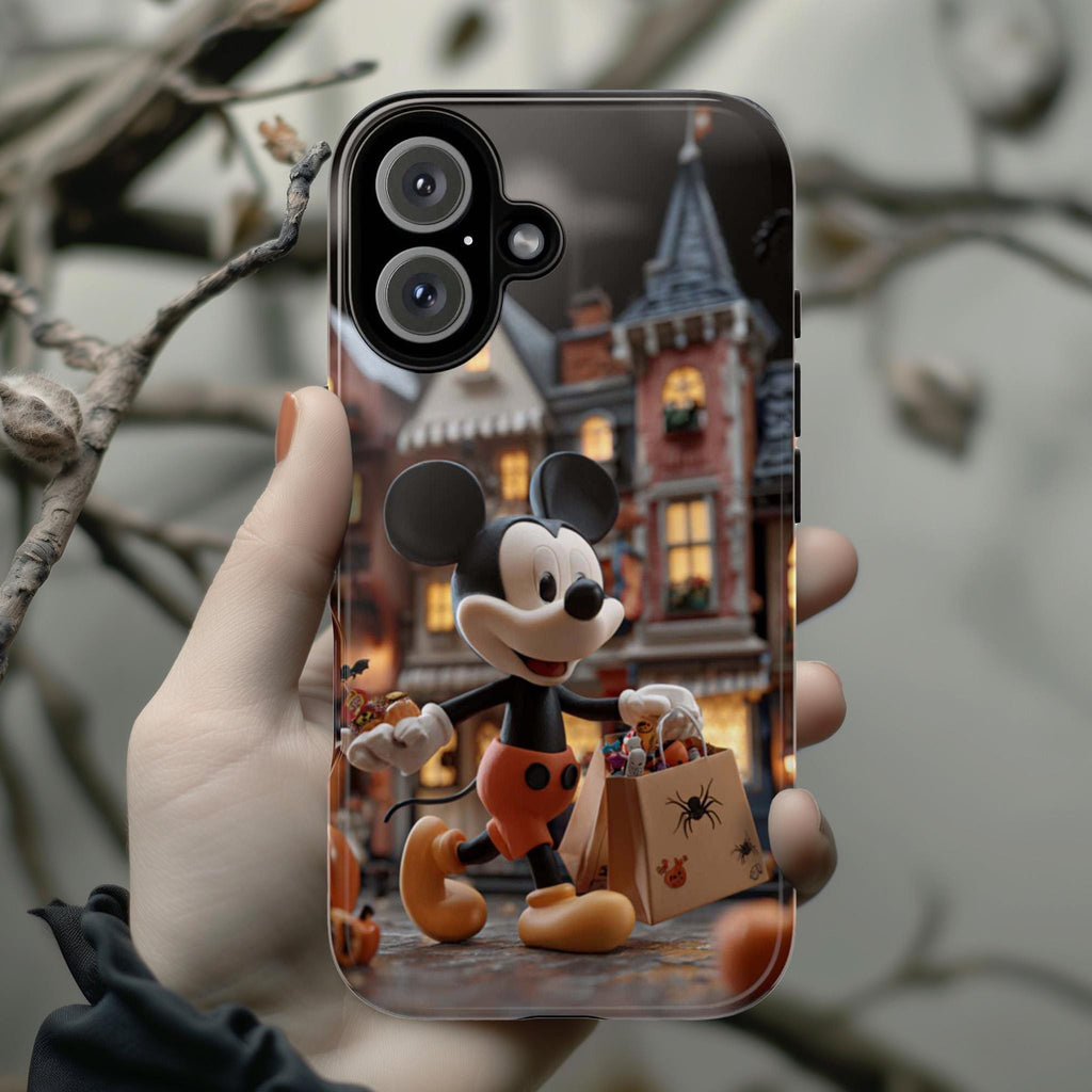 Mickey Mouse Halloween Phone Case | Trick or Treat Candy Design, Cute Spooky Disney Cover for iPhone 17 16 Tough or Magsafe, Samsung, 442.58