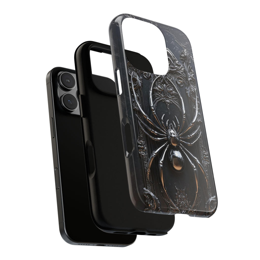 3D Dark Gothic Fantasy Spider Phone Case, Mystical Aesthetic Phone Cover for iPhone 16 15 14 13 Pro Magsafe Samsung Galaxy S24, 465.1
