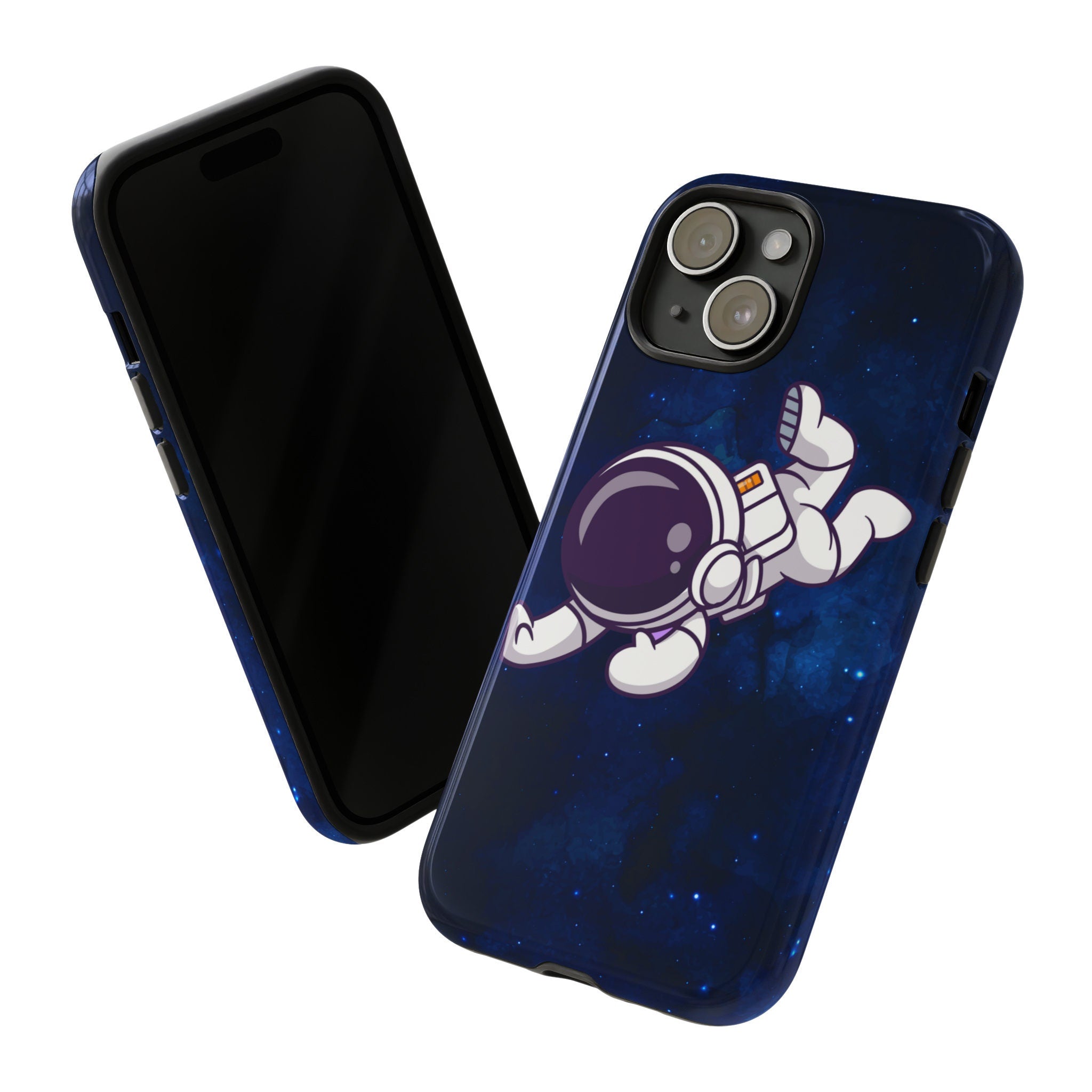 Astronaut Matching Phone Case for Couples, Spaceman Bride & Groom Cover, Galaxy Case for iPhone 16 15 14 13 12 11 XR Pro Max/Samsung Galaxy