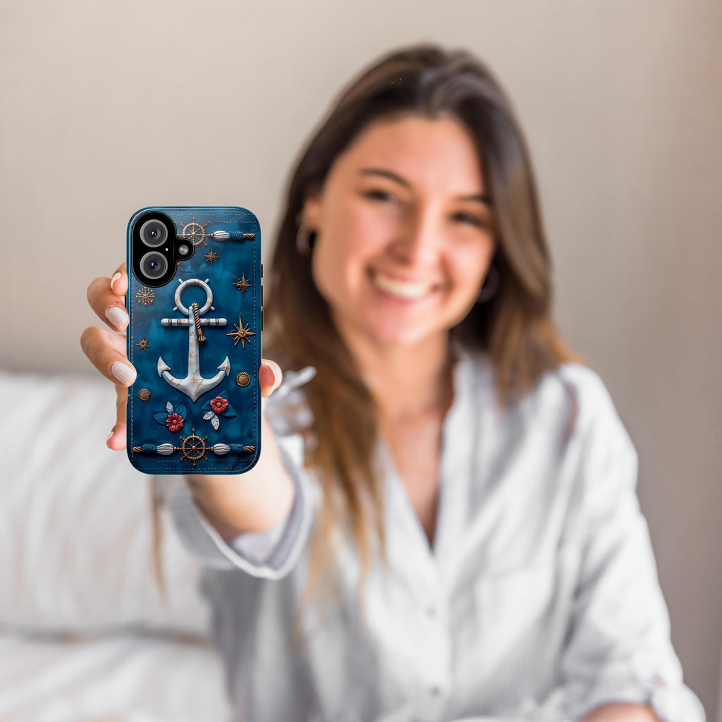 Navy Marine Corp MagSafe Phone Case, Navy Veteran Sailor Phone Case for iPhone 16 15 14 13 12 Pro Max Plus / Samsung S24, 451.1