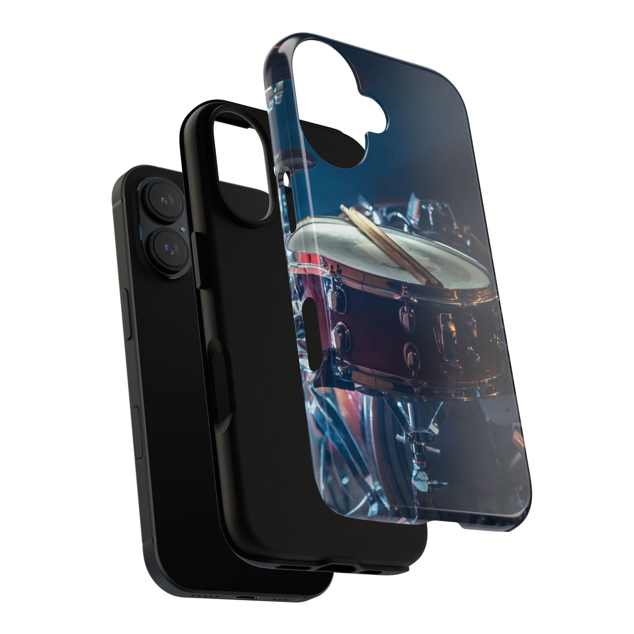 Music Lovers Phone Case, Drum Lover iPhone Case, Instruments Ethnic Drum Phone Cover for iPhone 13 15 14 13 Magsafe, Galaxy S25, 170.1