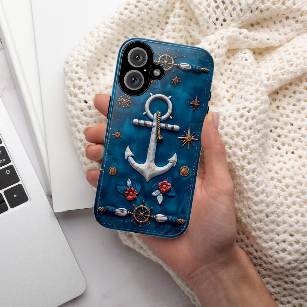Navy Marine Corp MagSafe Phone Case, Navy Veteran Sailor Phone Case for iPhone 16 15 14 13 12 Pro Max Plus / Samsung S24, 451.1