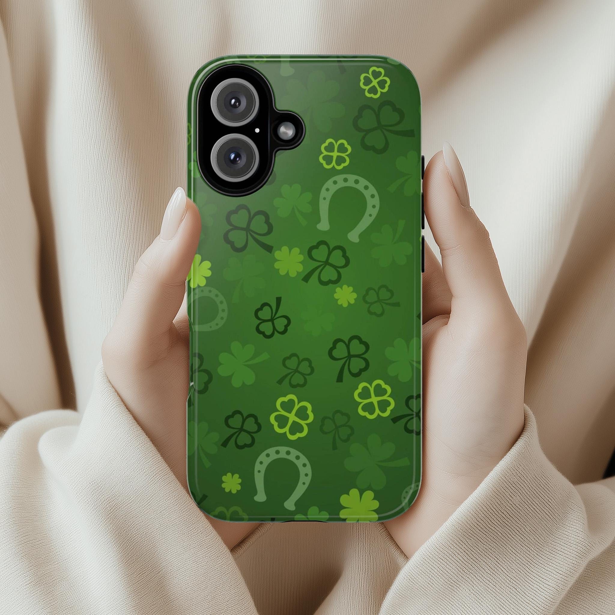 St Patricks Day Phone Case, Irish Luck Day Phone Cover, Shamroc St Paddys Case for iPhone 16 15 14 13 Pro Max Plus Samsung Galaxy S24, 289.2