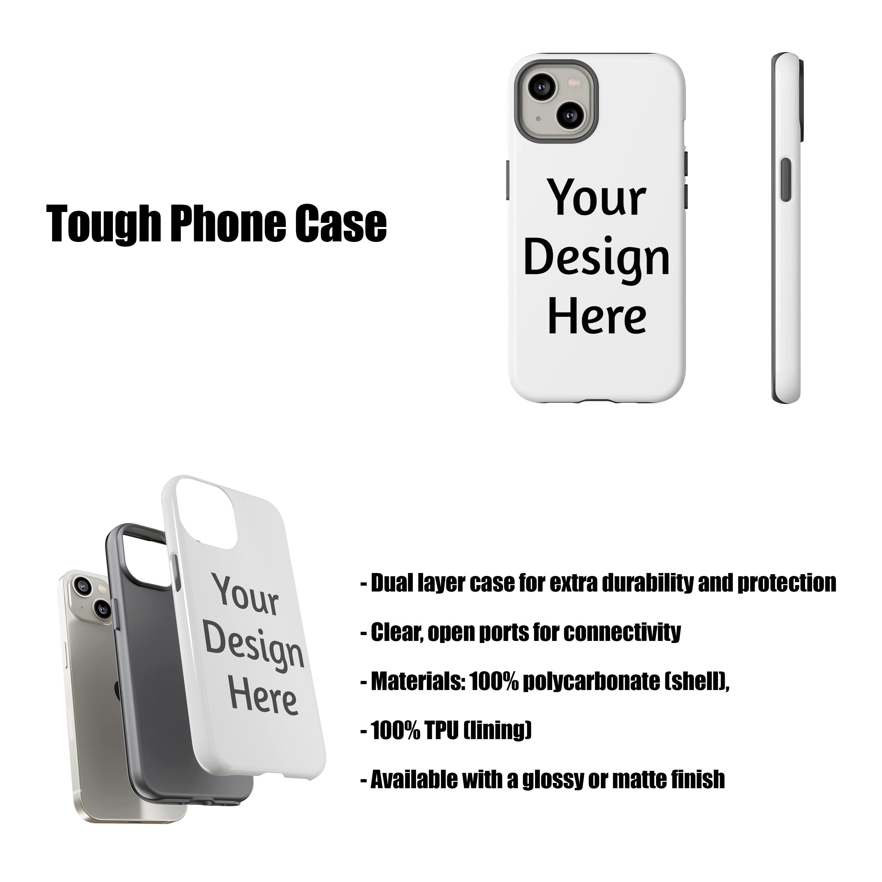 Custom Printed Phone Case, Print your own design on a Special Phone, Iphone Case, Samsung Galaxy S, Google Pixel Cover, Print your design