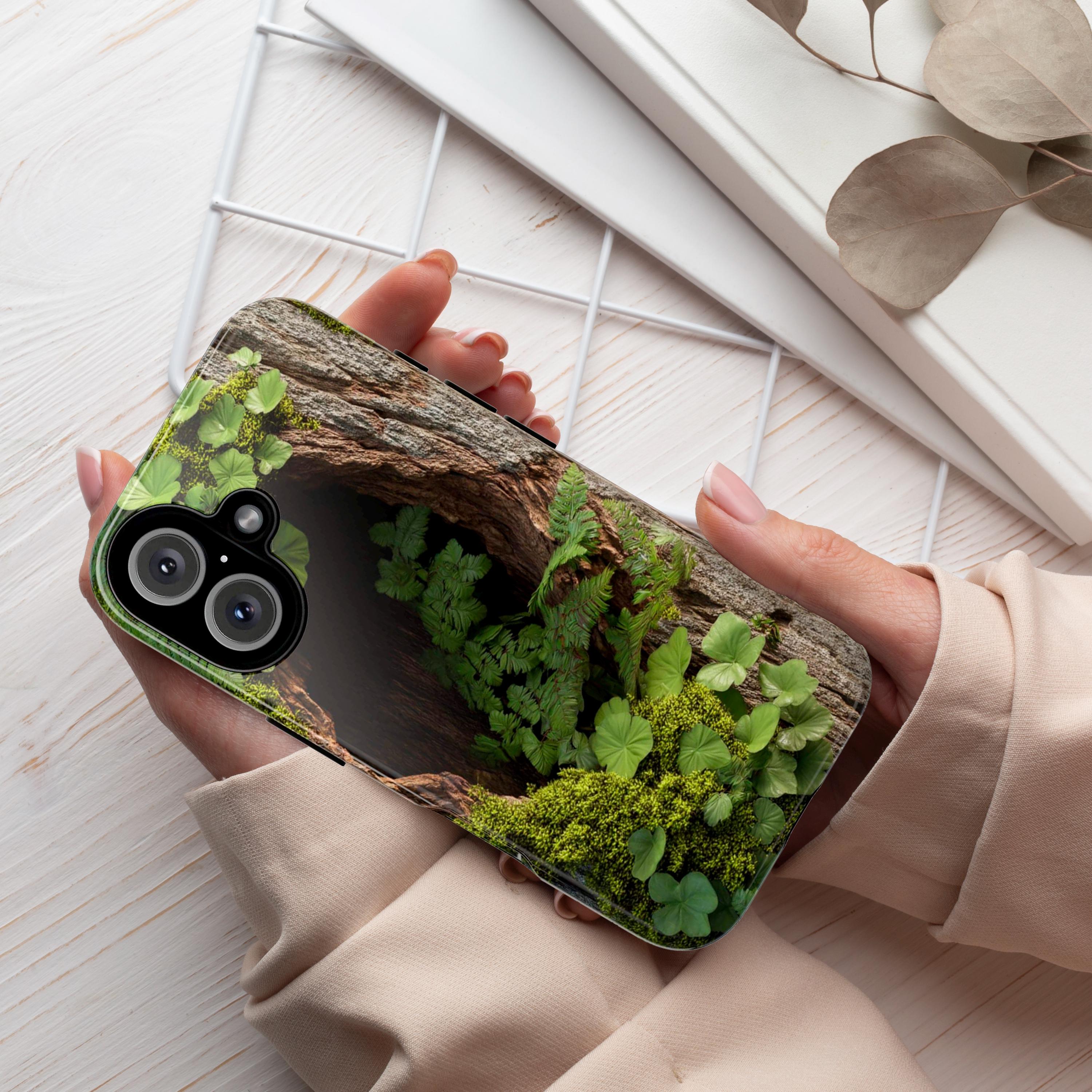 Life in Life Phone Case, Nature Forest Lover Phone Case, Fern Moss Ivy Phone Cover for iPhone 16 15 14 13 Pro Max Plus, Samsung S24, 460.2