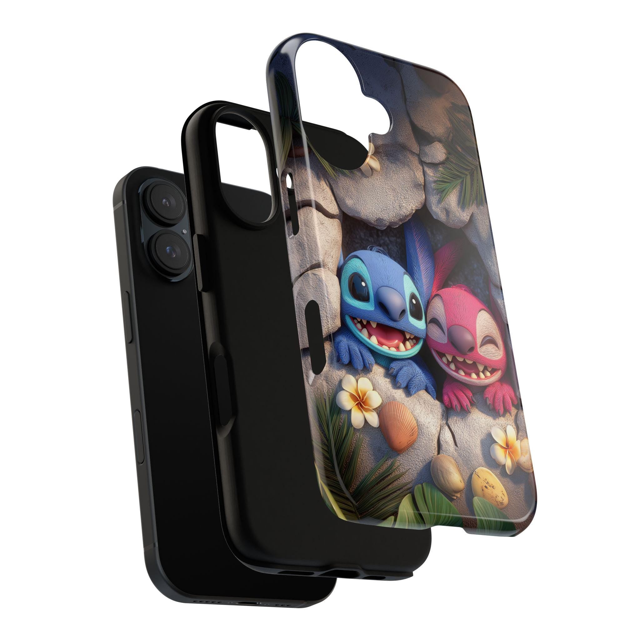 Cute Lilo & Stitch Phone Case Adorable Disney Cartoon Design, Stitch Angel Cover for iPhone and Android, Perfect for Stitch Fans, 442.53