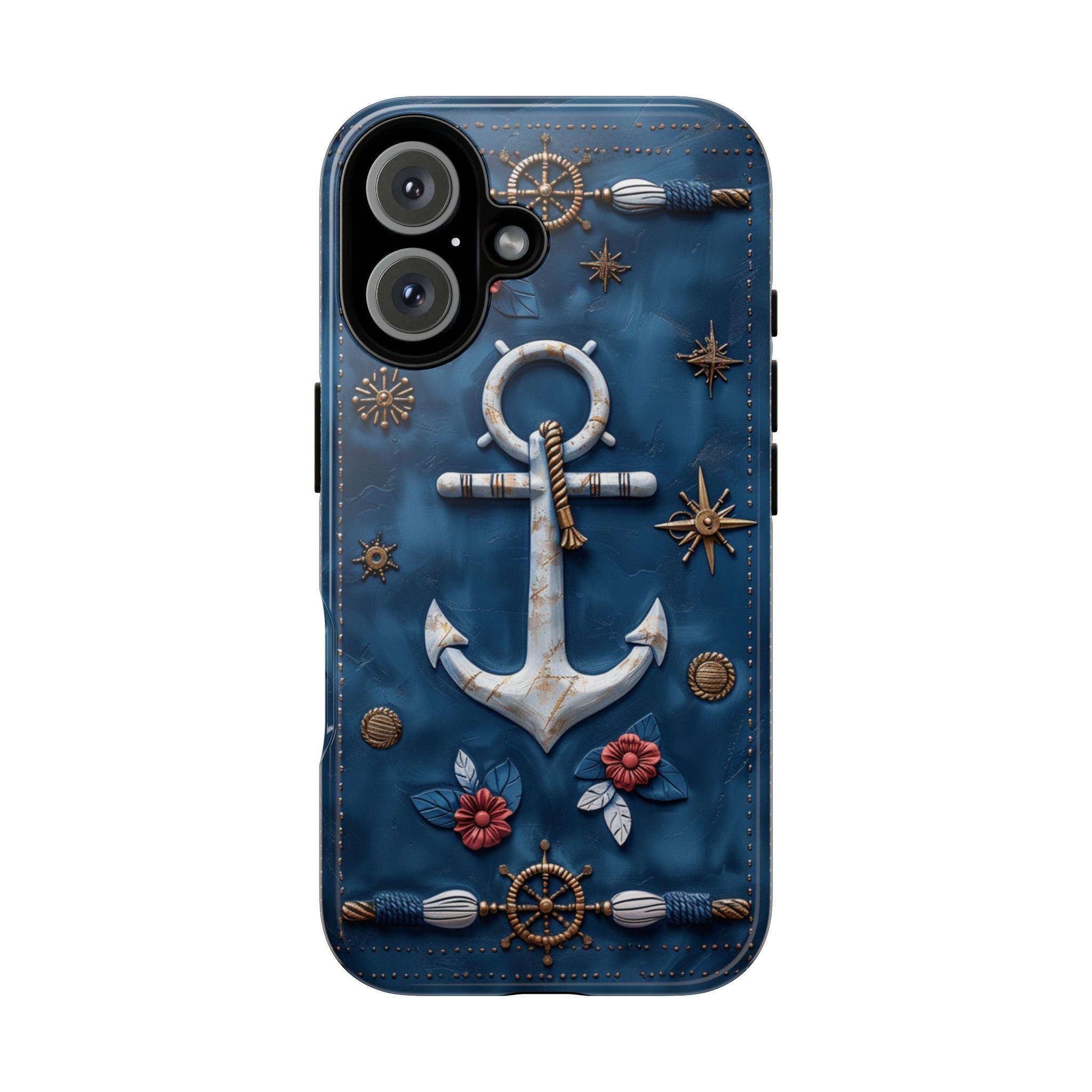 Navy Marine Corp MagSafe Phone Case, Navy Veteran Sailor Phone Case for iPhone 16 15 14 13 12 Pro Max Plus / Samsung S24, 451.1