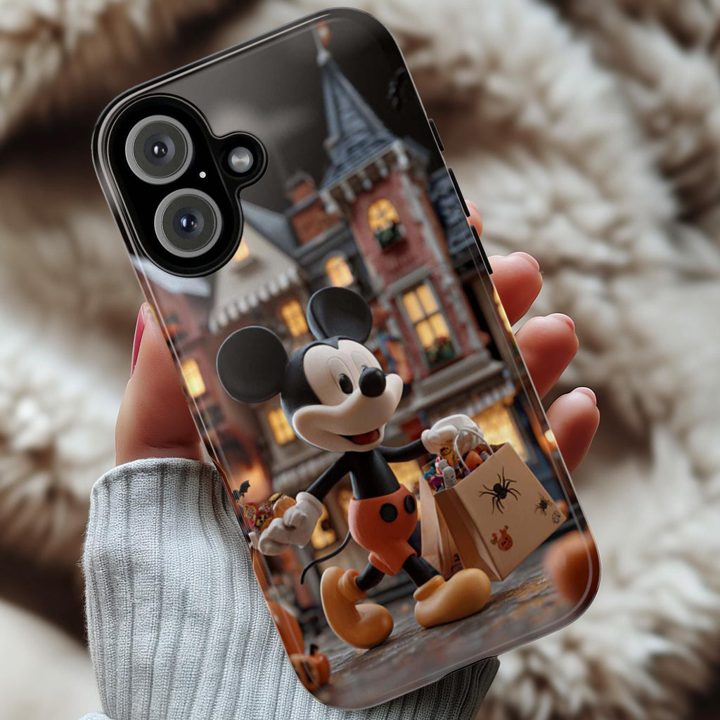 Mickey Mouse Halloween Phone Case | Trick or Treat Candy Design, Cute Spooky Disney Cover for iPhone 17 16 Tough or Magsafe, Samsung, 442.58