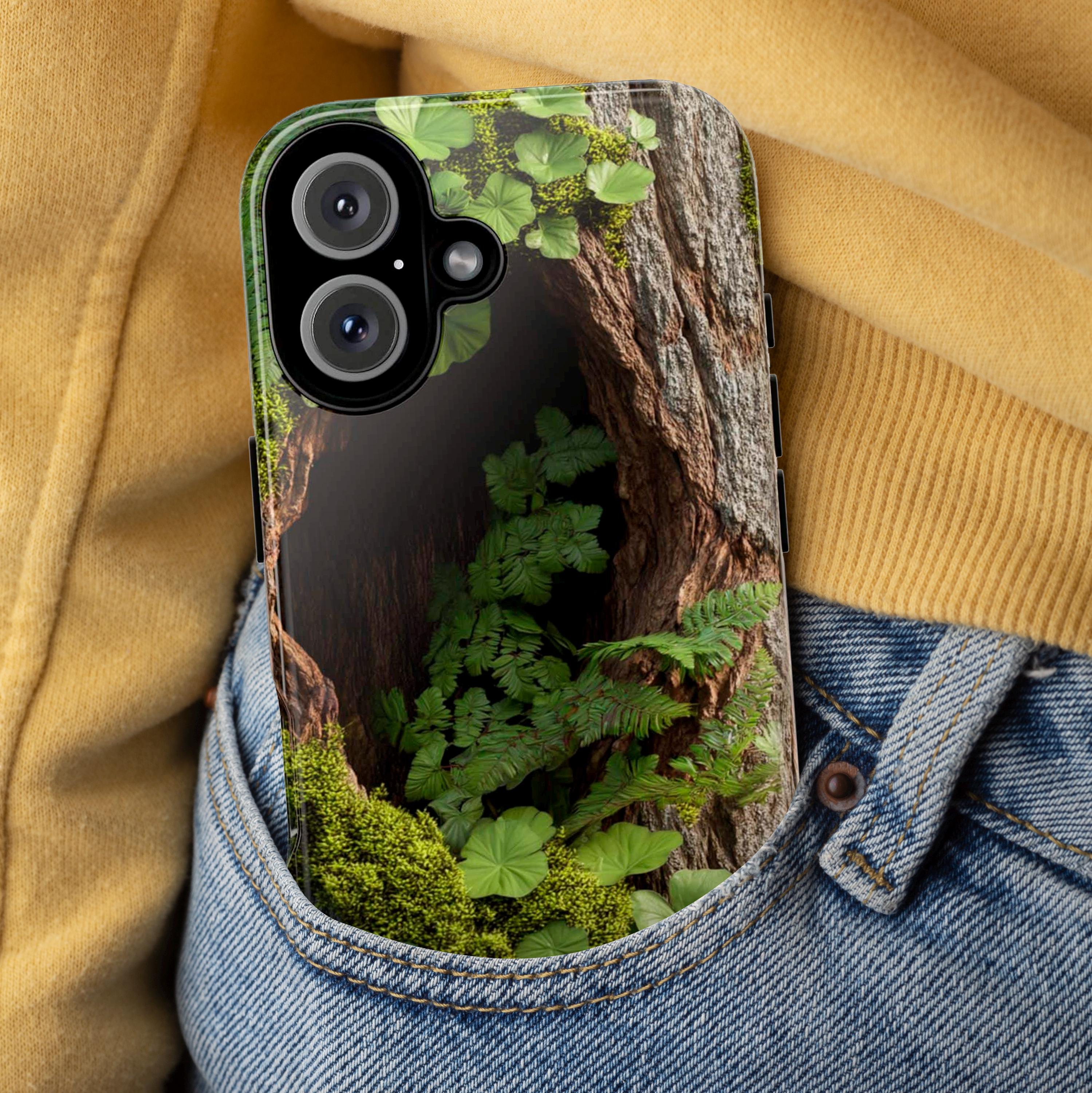 Life in Life Phone Case, Nature Forest Lover Phone Case, Fern Moss Ivy Phone Cover for iPhone 16 15 14 13 Pro Max Plus, Samsung S24, 460.2