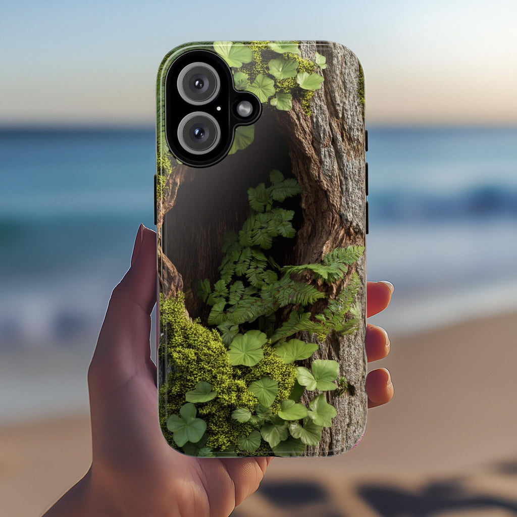 Life in Life Phone Case, Nature Forest Lover Phone Case, Fern Moss Ivy Phone Cover for iPhone 16 15 14 13 Pro Max Plus, Samsung S24, 460.2